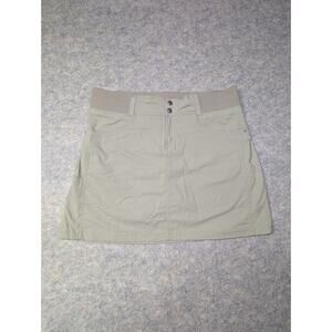 Title Nine Skort 14 Green Recycled Clamber 2.0 Hike Stretch Elastic Waist UPF50